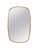 Silver Framed Mirrors | Rectangular Brass Wall Mirror