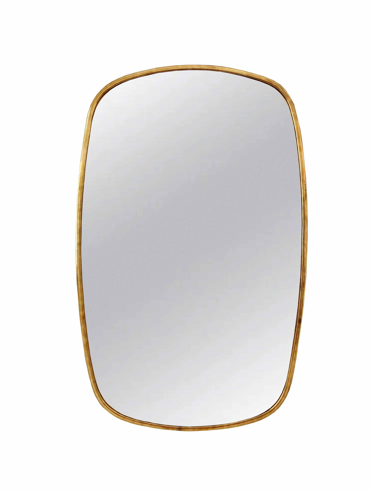 Black Framed Mirror - Rectangular Brass Wall Mirror, photo 7 of 14