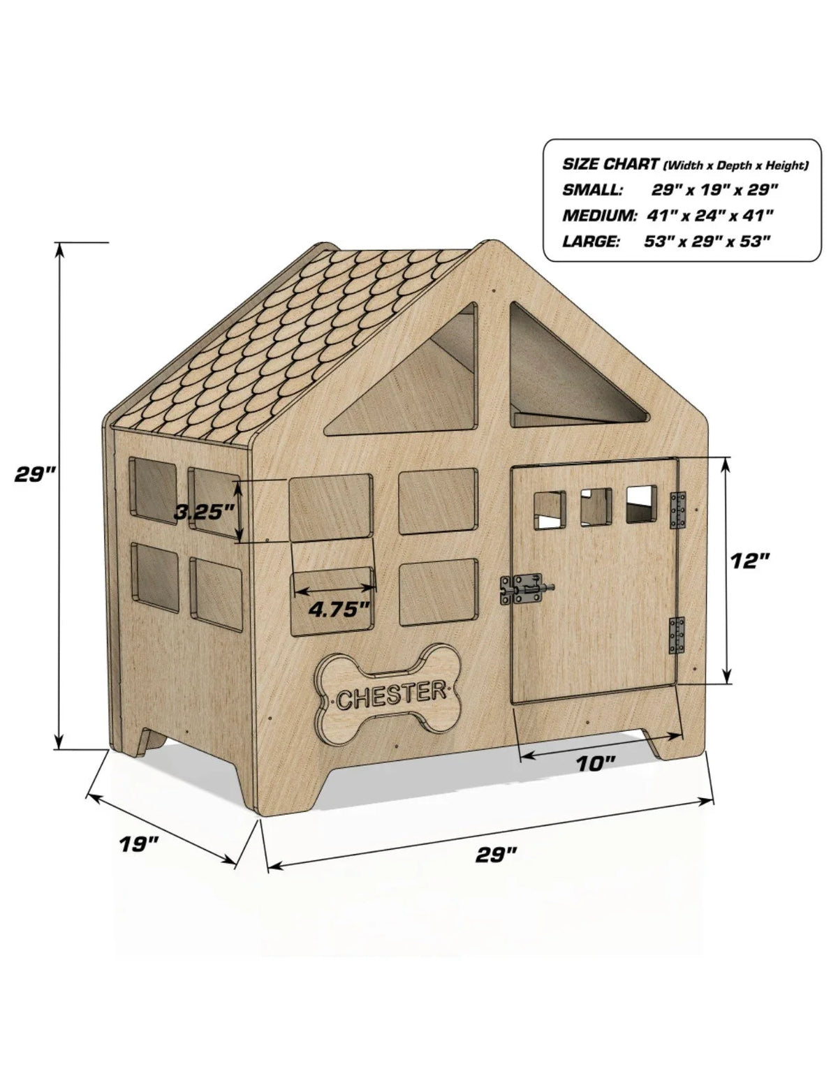 GREG- Traditional Dog House, photo 9 of 9