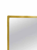 Rectangular Brass Mirror | Gold Wall Mirror