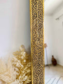 Rectangular Brass Mirror - Moroccan Brass Wall Mirror