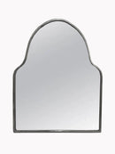 Black Brass Arch Mirror