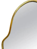 Gold Brass Arch Mirror - Handmade Brass Wall Mirror