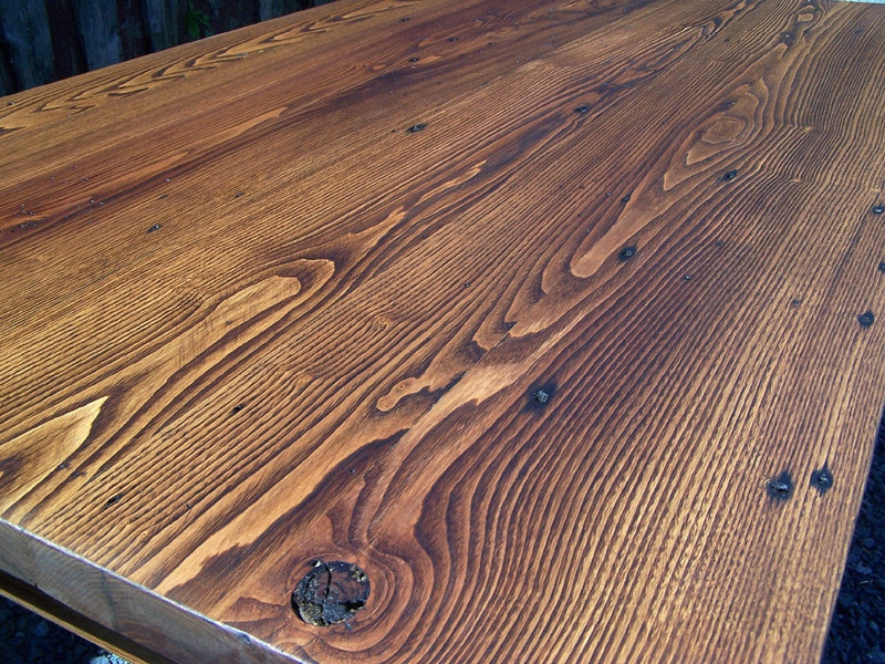 Wormy Chestnut Table, Farmhouse Table, Wood Table, Dining Table, California Table, Reclaimed Table, Antique Dining Table, Plank Table