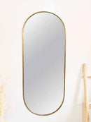 Brass Wall Mirror - Capsule Design