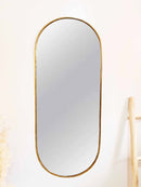 Brass Wall Mirror - Capsule Design