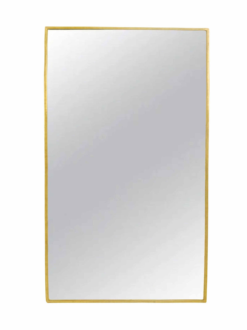Rectangular Brass Mirror | Gold Wall Mirror