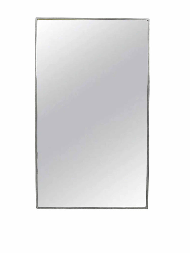 Silver Framed Mirror | Rectangular Wall Mirror