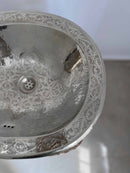 Silver Brass Drop-in Sink