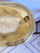Brass Oval Bathroom Sink