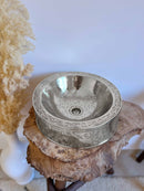 Silver Brass Bathroom Sink