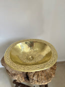 Unlacquered Brass Sink - Oval Bathroom Sink