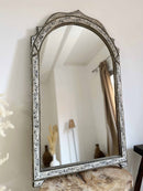 Vintage Arch Mirror - Handmade Berber Bone Inlay Mirror