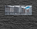 City Buildings Canvas Print, Large Urban Art Print, City Art, Row Of Buildings, Streetscape, Skyline, Panoramic, Wall Art, Canvas Print