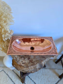 Copper Oval Drop-in Sink