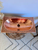 Copper Oval Drop-in Sink