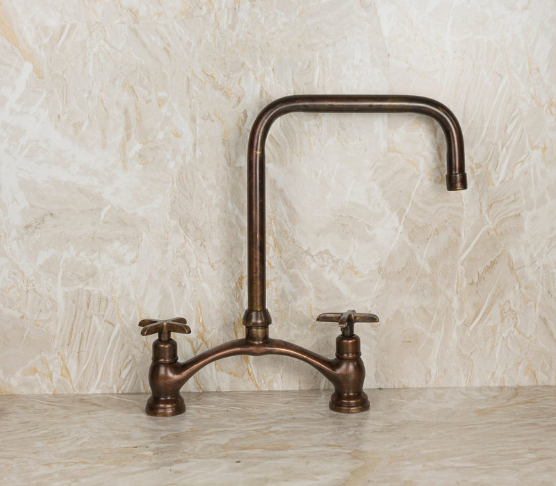 Oil Rubbed Bronze Kitchen Faucet for Farmhouse Sink