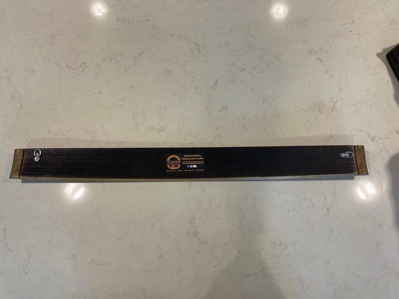 Slainte- Laser engraved bourbon barrel stave