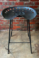 FREE SHIPPING - Outdoor Bar Stool, Metal Bar Stool, Welded Barstool, Tractor Seat Stool, Backless Bar Stool, Counter Height Stool, Table Top