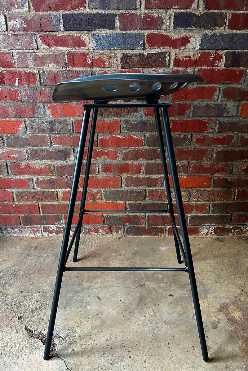 FREE SHIPPING - Outdoor Bar Stool, Metal Bar Stool, Welded Barstool, Tractor Seat Stool, Backless Bar Stool, Counter Height Stool, Table Top