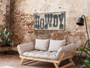 Howdy Typography Wall Art Print, Midwest Decor, Southwestern Wall Art, Canvas Print or Poster, Modern Design, Southern Home Art, Ranch Art
