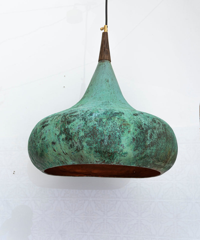 Vintage Copper Ceiling Light , Copper Pendant Lights For Kitchen Island