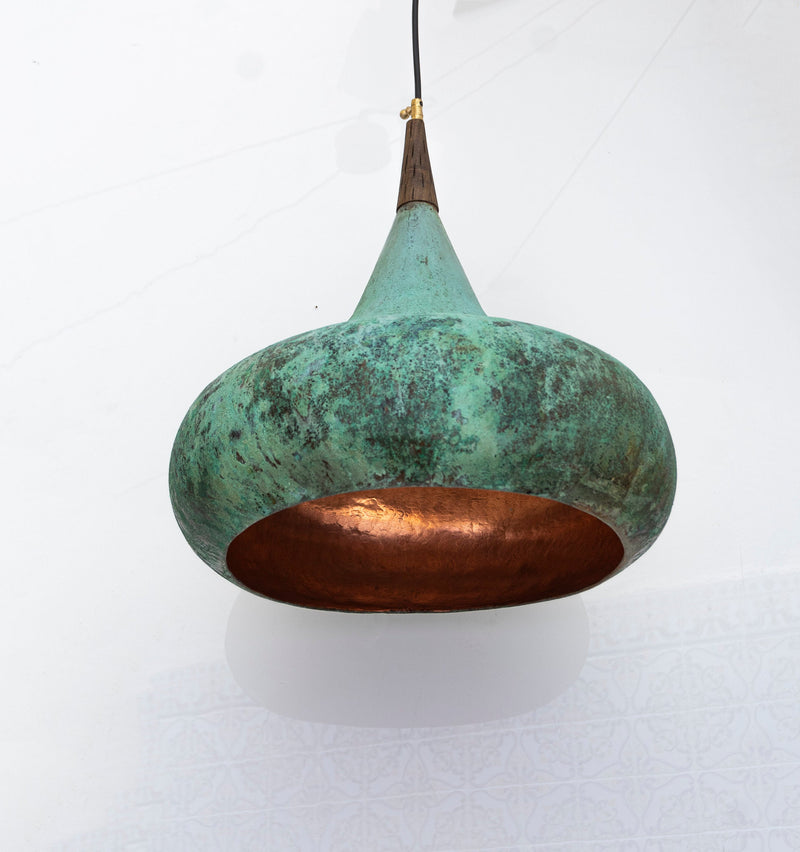 Vintage Copper Ceiling Light , Copper Pendant Lights For Kitchen Island