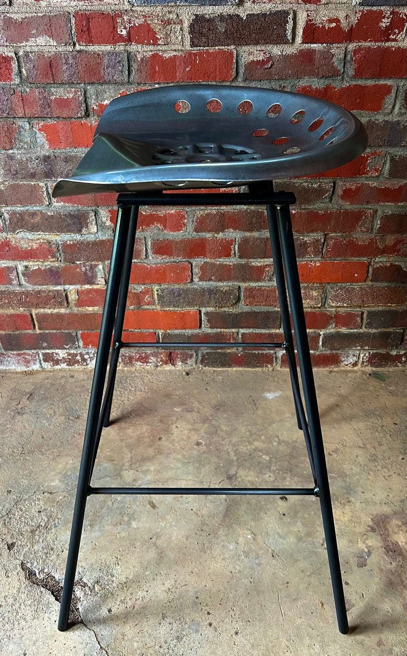 Outdoor Bar Stool, Metal Bar Stool, Welded Barstool, Tractor Seat Stool, Backless Bar Stool, Counter Height Stool, Table Top