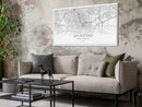San Antonio City Map, Texas Art, Map Print, Minimalist Wall Art, Wall Art, Canvas Art, Landscape Art, Framed Wall Décor, New Homeowner Gift