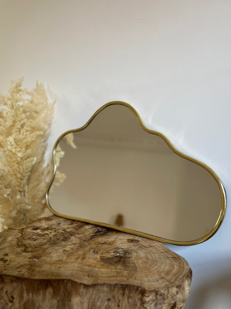 Antique Brass Mirror - Cloud Brass Wall Mirror
