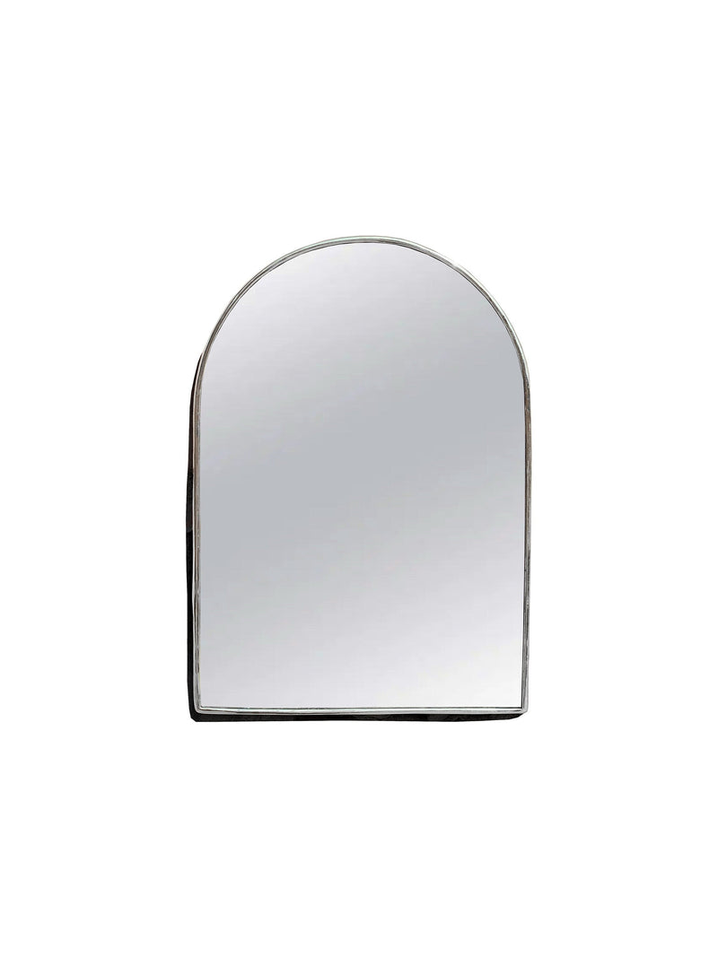 Handmade Silver Brass Arch Wall Mirror