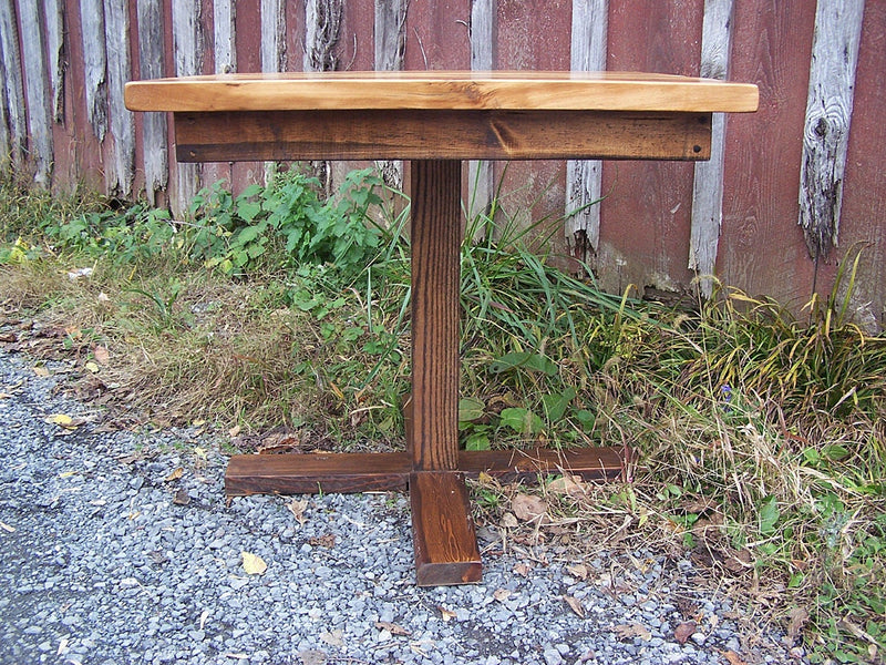 Kitchen Table, Butcher Block Table, Pedestal Table Base, Breakfast Table, Nook Table, Reclaimed Wood Table, Barnwood Table, Dining Table