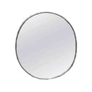 Black Framed Oval Mirror