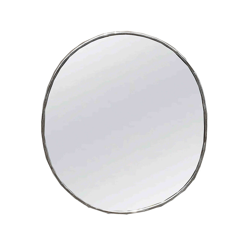 Black Framed Oval Mirror