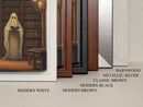 The Spooky Bookshop, Spooky Ghost, Fine Art Print, Halloween Wall Art, Fall Artwork, Halloween, Spooky Haunted Library, White Sheet Ghost