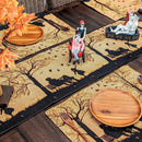 DaDalogy Bedding Set of 4 Pieces Autumn Birds Blessing Tapestry Dining Placemats 13” x 19” (Thanksgiving)