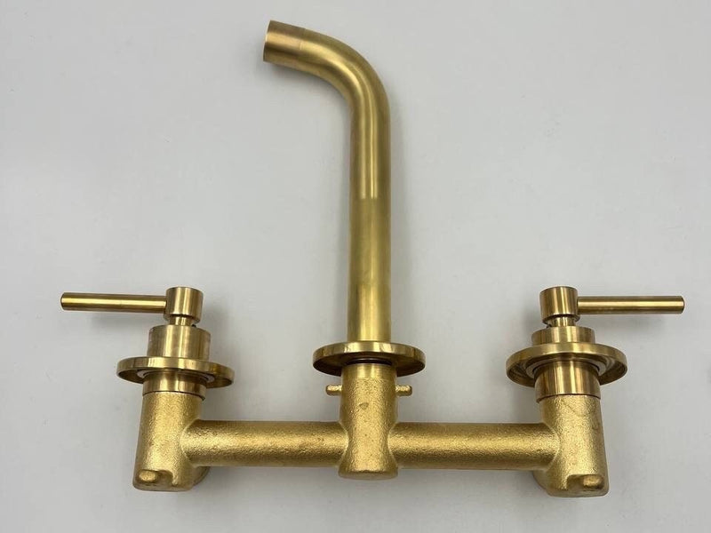 Unlacquered Brass Bathroom Faucet