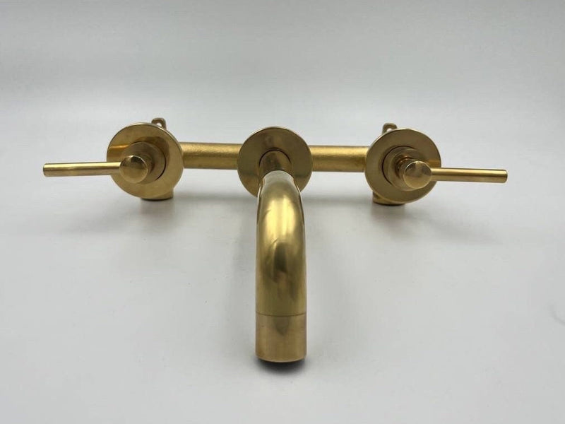 Unlacquered Brass Bathroom Faucet