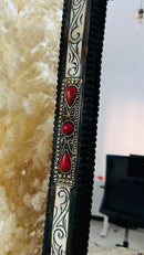 Vintage Moroccan Bone Inlay Mirror