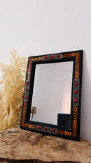 Vintage Moroccan Bone Inlay Mirror