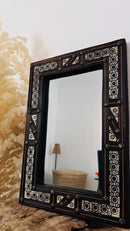 Moroccan Bone Inlay Mirror - Handmade Mirror