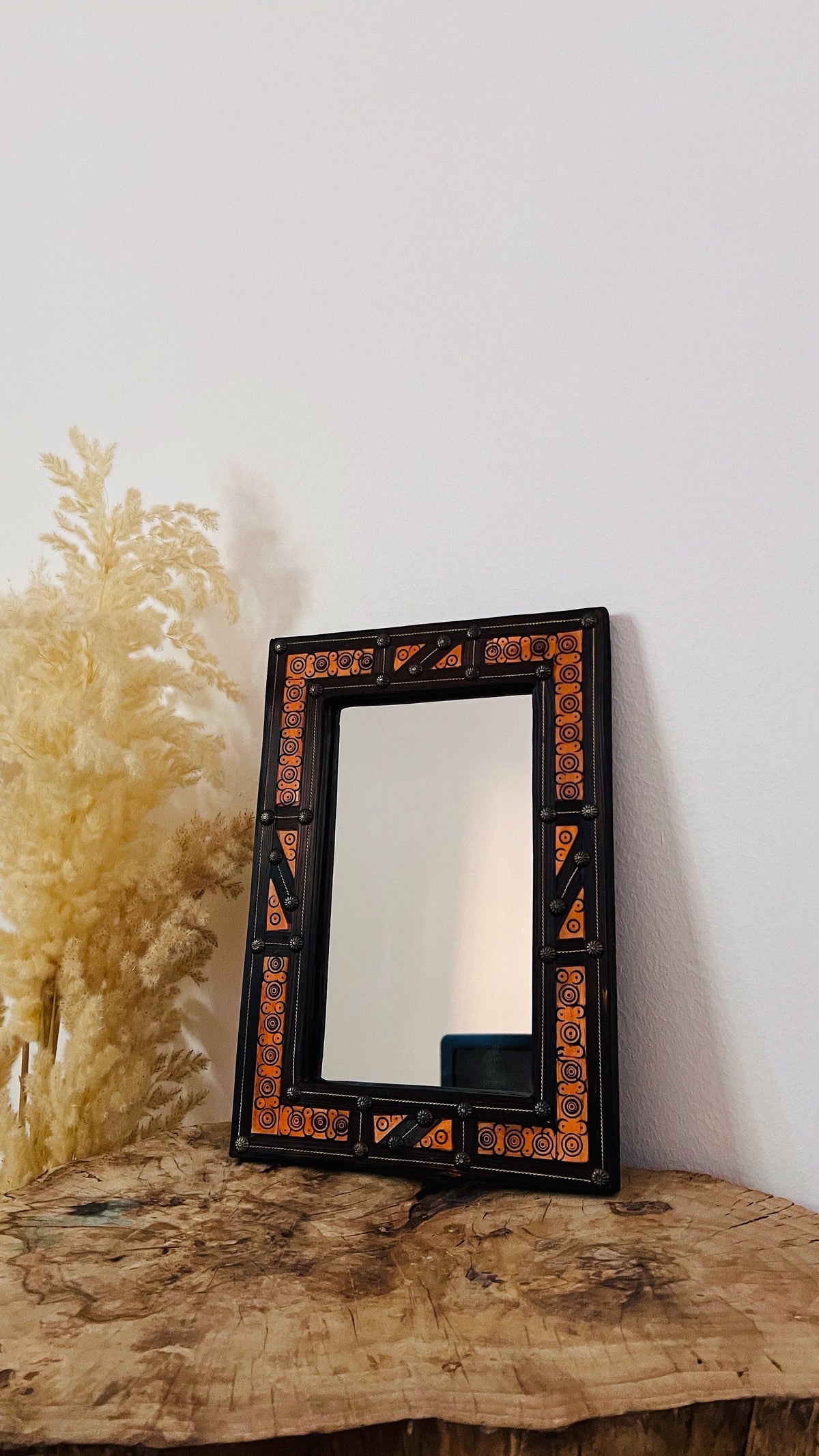 Moroccan Bone Inlay Mirror - Handmade Mirror, photo 8 of 10