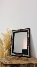 Vintage Moroccan Bone Inlay Mirror