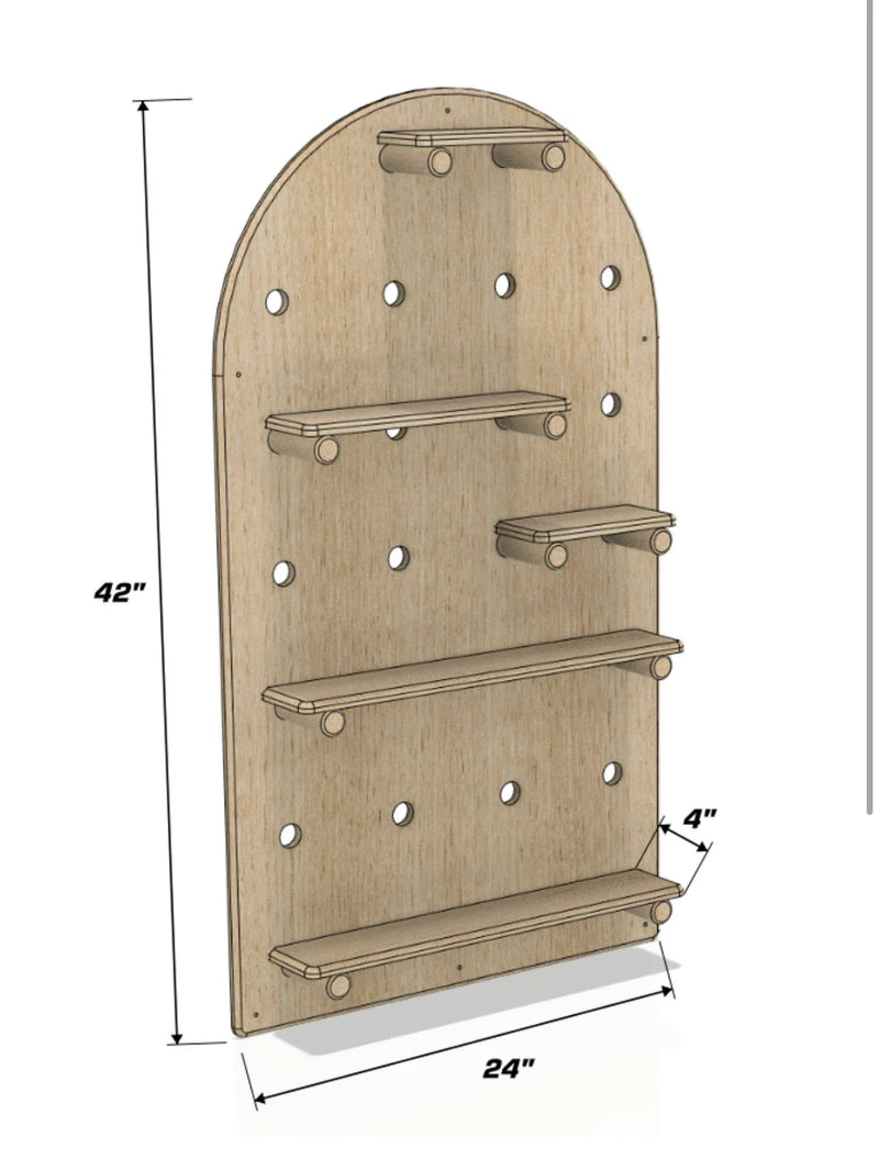 RAERAE- Pegboard Display Shelf, photo 5 of 6