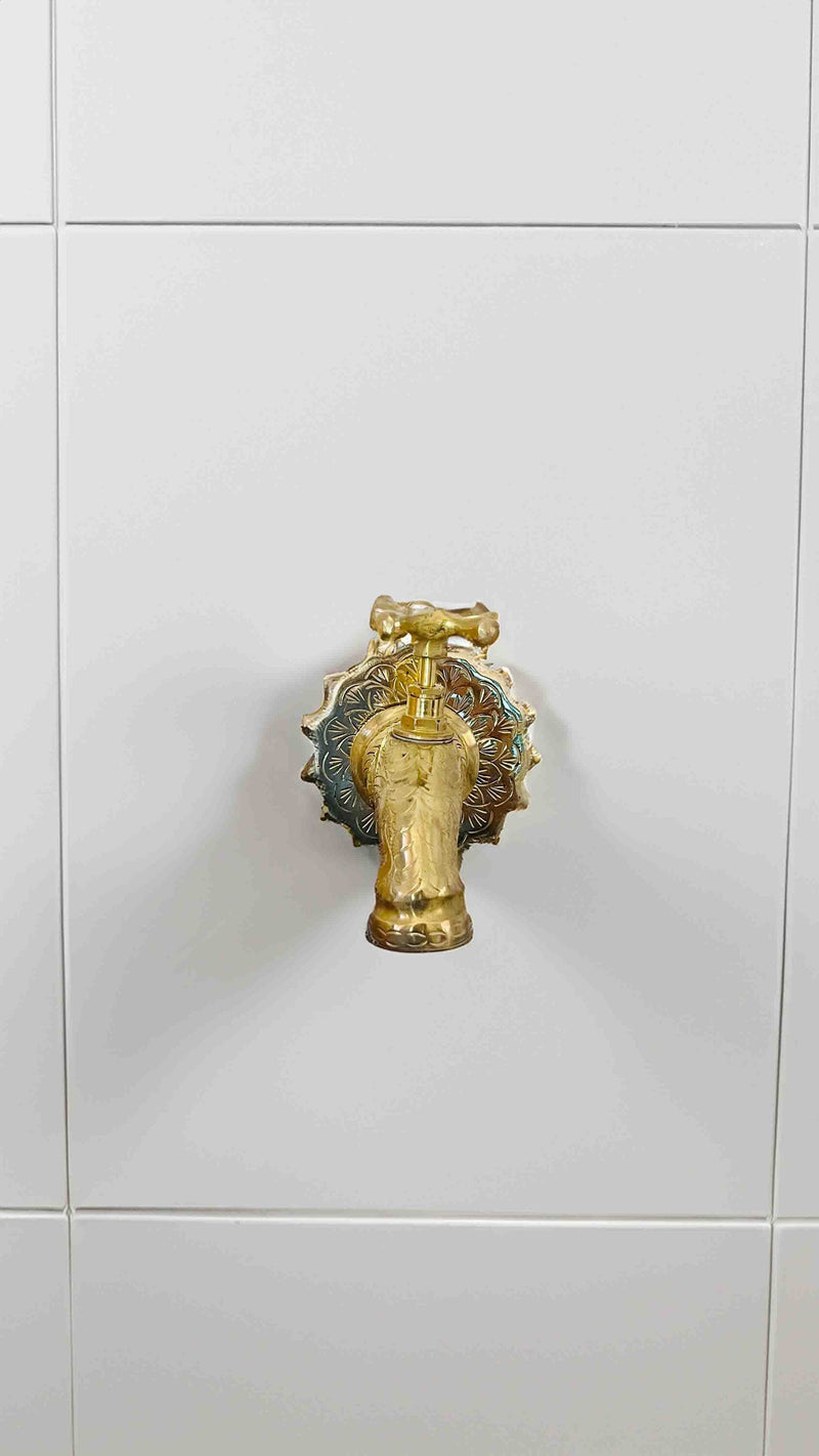 Unlacquered Brass Bathroom Faucet - Gold Bathroom Faucet