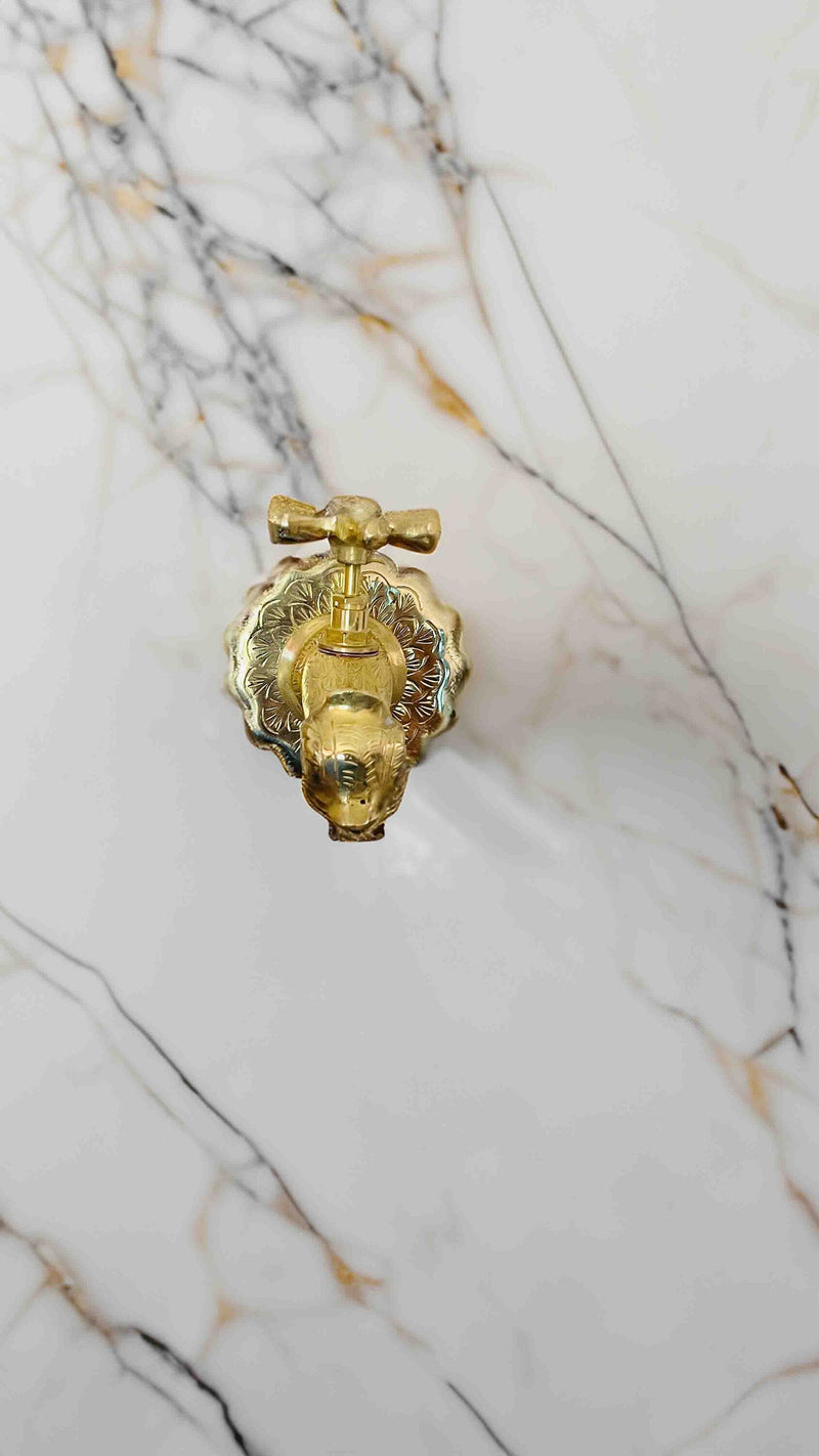 Brass Bathroom Faucet - Unlacquered Bathroom Faucet