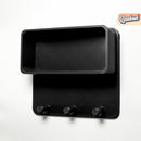 Floating Wall Shelf, Magnetic Key Holder