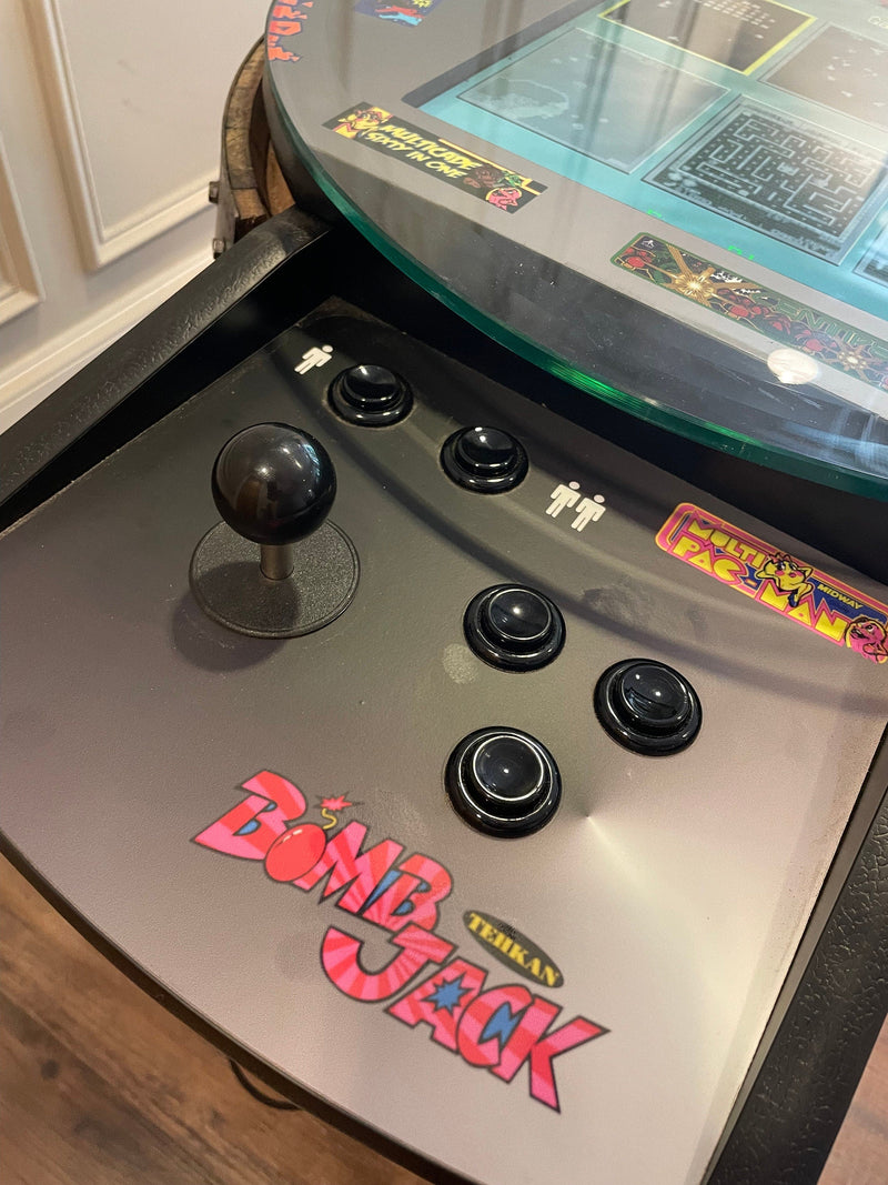 Bourbon Barrel Arcade Table- 60 Retro 8 bit Games Included, photo 8 of 10