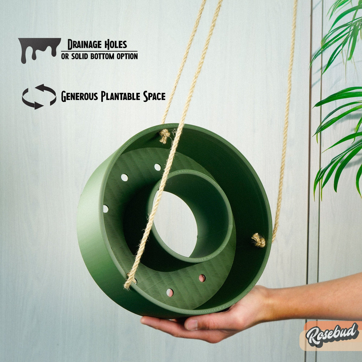 Hanging Chandelier Planter with Drainage, photo 3 of 10