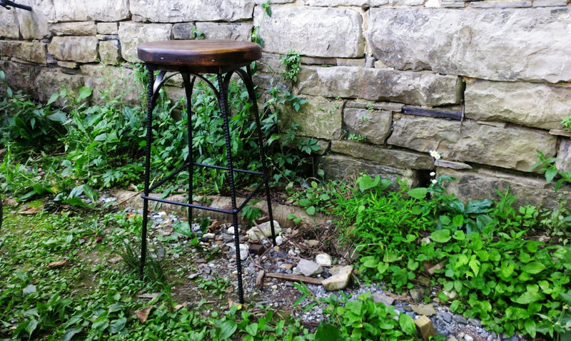 Bar Stools Counter Height, Counter Stools, Backless Counter Stools / The French Bistro Stool, Reclaimed Wood Stool, Vintage